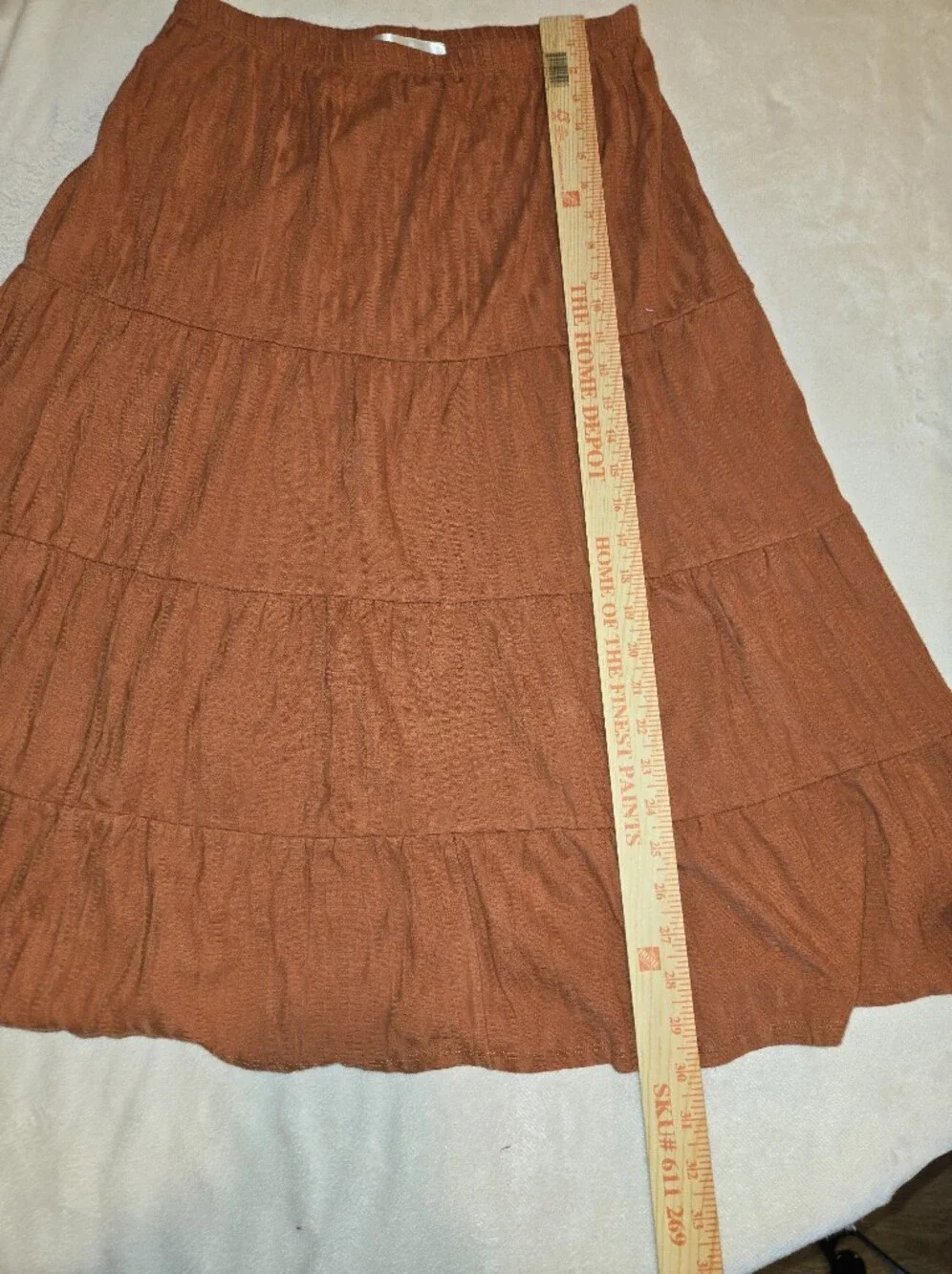 Chelsea & Theodore Rust-Toned Circle Skirt